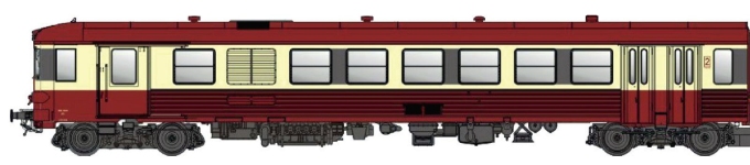 LS Models LS10539 - H0 - 2-tlg. Triebzug EAD X 4687, SNCF, Ep. IV - AC